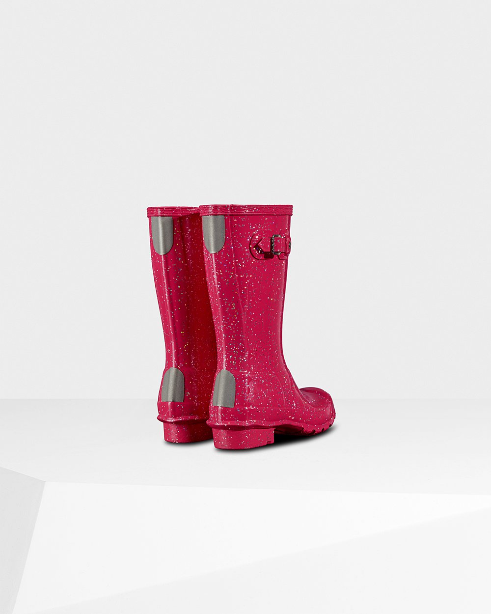 Kids Hunter Original Big Giant Glitter | Rain Boots Pink | NZ-56902-EXTS